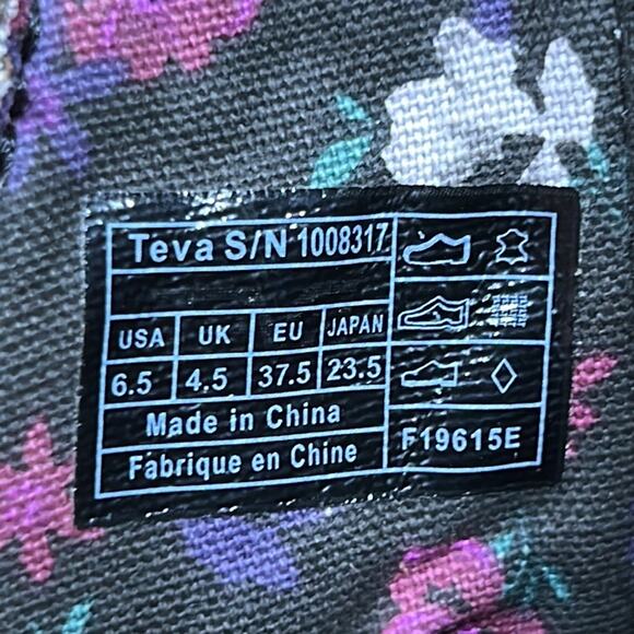 Teva Foxy Brown Nubuck Leather Zip-Up Block Heel Ankle Boots Womens Size 6.5 - Picture 12 of 12